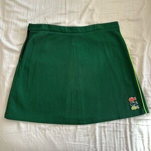 Lacoste Women's Green Mini Skirt, 38/6